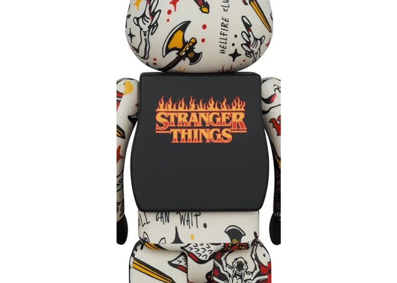 Bearbrick x Stranger Things Hellfire Club 100% & 400% Set