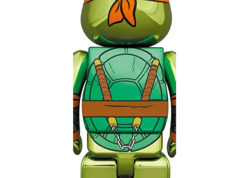 Bearbrick x Teenage Mutant Ninja Turtles Michelangelo 100% & 400% Set