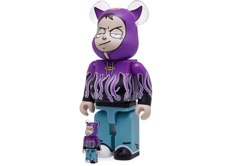 Bearbrick x thasup x Octopus 100% & 400% Set Purple