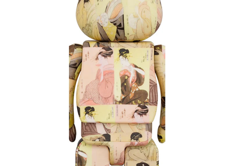 Bearbrick x The British Museum Kitagawa Utamaro (Toji zensei bijin-zoroi) 100% & 400% Set