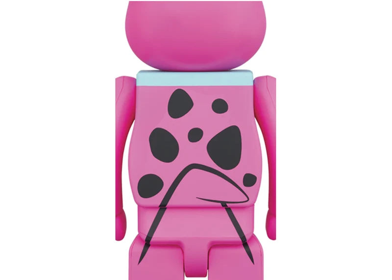 Bearbrick x The Flintstones Dino 100% & 400% Set Pink
