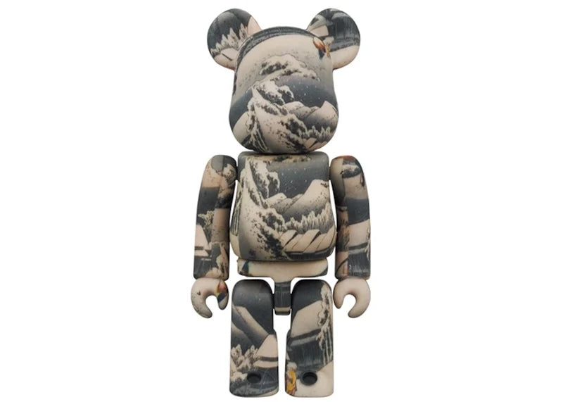 Bearbrick x Tokyo National Museum Hiroshige Utagawa (Fifty-three Stations of the Tokaido) Kanbara 100% & 400% Set