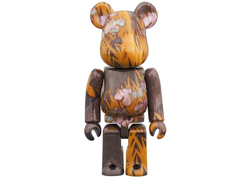 Bearbrick x Tokyo National Museum Korin Ogata National Treasure (Yatsuhashi Makie Mother-of-Pearl Inkstone Box) 100% & 400% Set