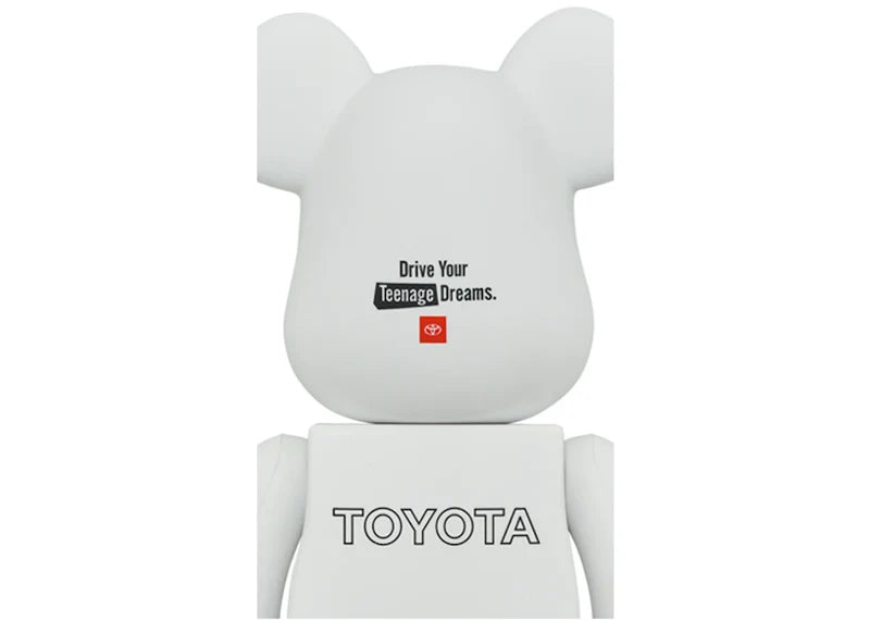 Bearbrick x Toyota (Drive Your Teenage Dreams.) 100% & 400% Set White