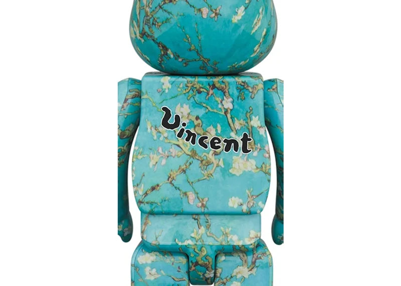 Bearbrick x Van Gogh Museum Van Gogh (Almond Blossom) 100% & 400% Set