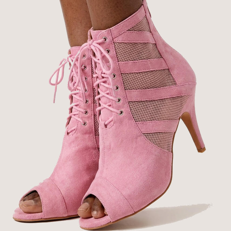 Bett - Rose Pink Vegan Suede - Street Sole
