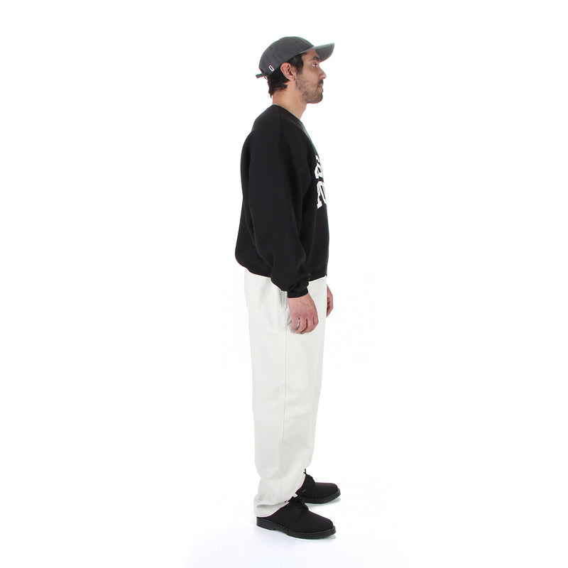 Stussy | Big Crackle Sport Crewneck Black
