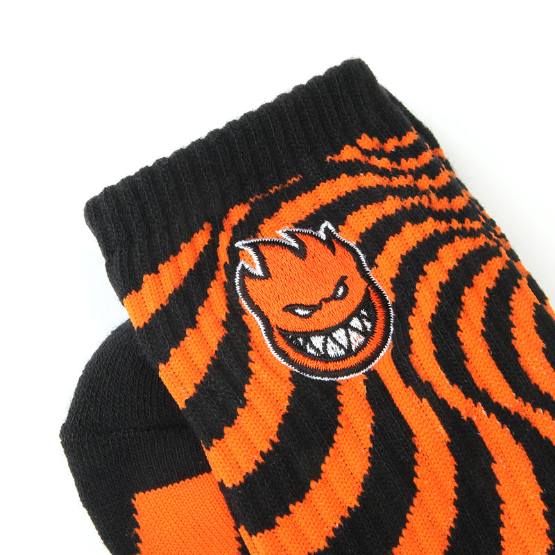 Spitfire | Bighead Fill Sock Black / Orange
