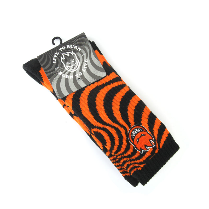 Spitfire | Bighead Fill Sock Black / Orange