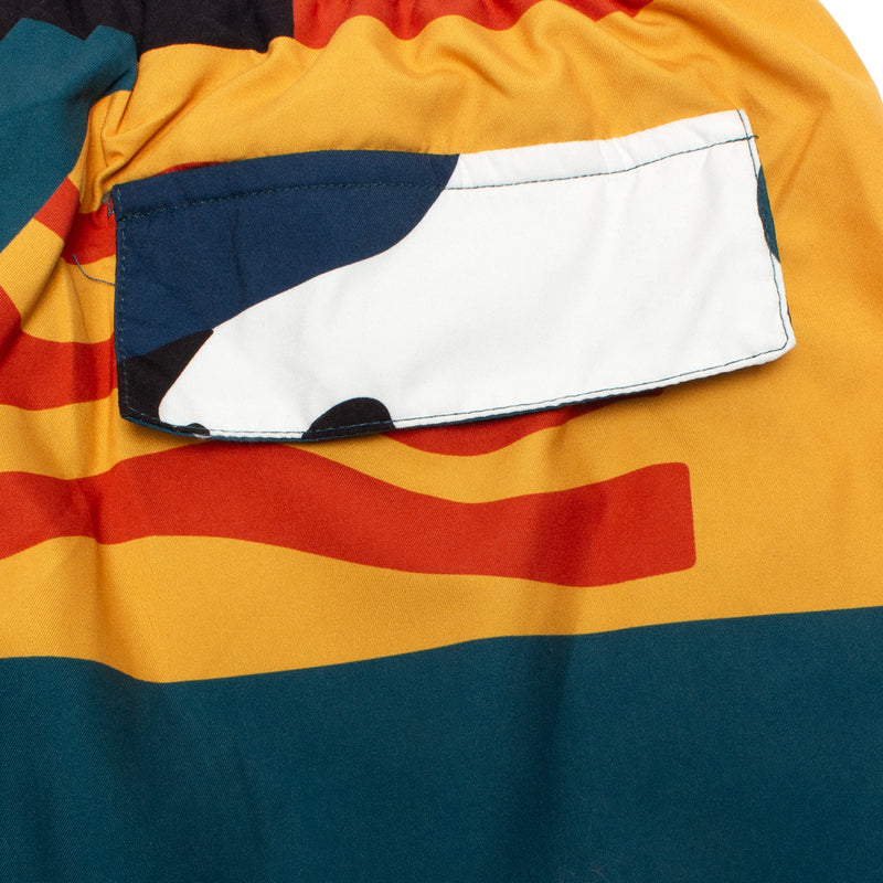 by Parra | Bleached In White Swim Shorts 51335 Multi