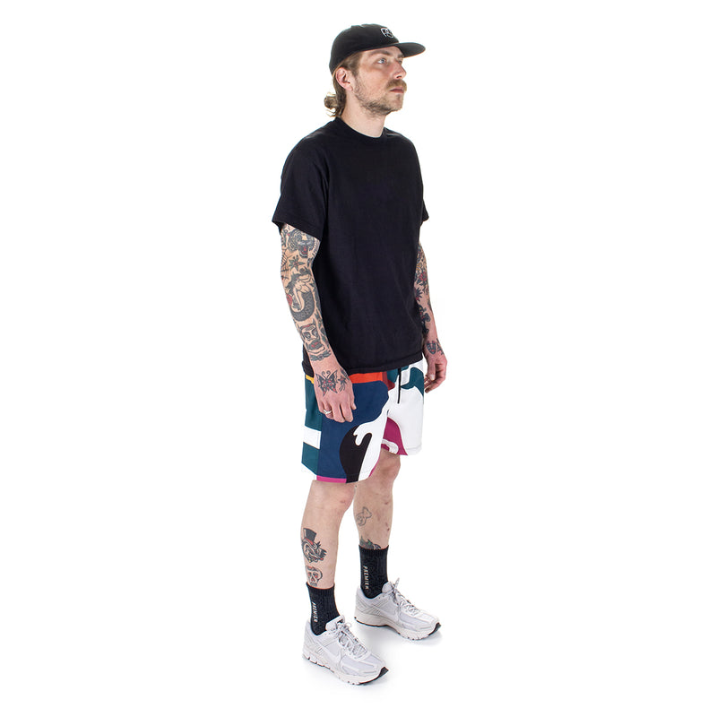 by Parra | Bleached In White Swim Shorts 51335 Multi