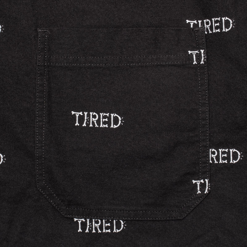 Tired | Bones Pajama Set Color : Black