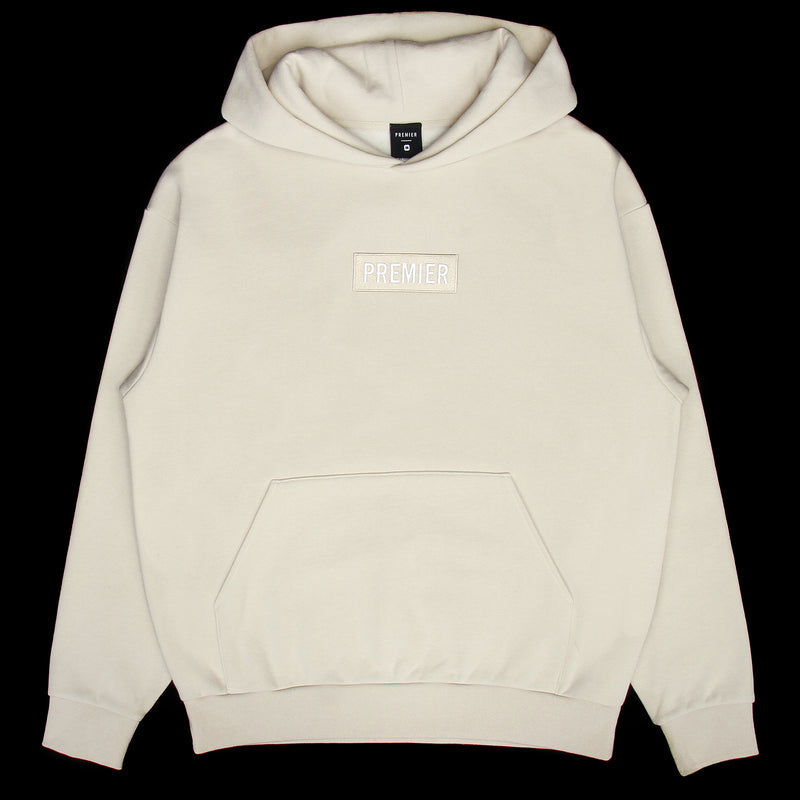 Premier | Box Logo Hooded Sweatshirt Color : Ivory