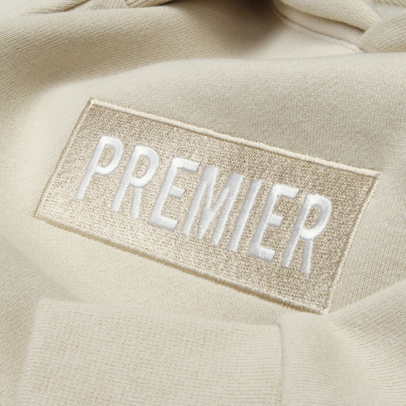 Premier | Box Logo Hooded Sweatshirt Color : Ivory