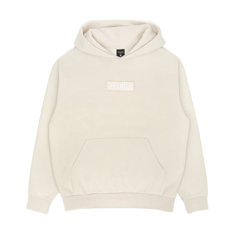 Premier | Box Logo Hooded Sweatshirt Color : Ivory