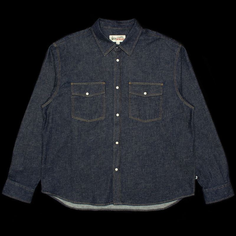 Stussy | Boxy Western Denim L/S Shirt