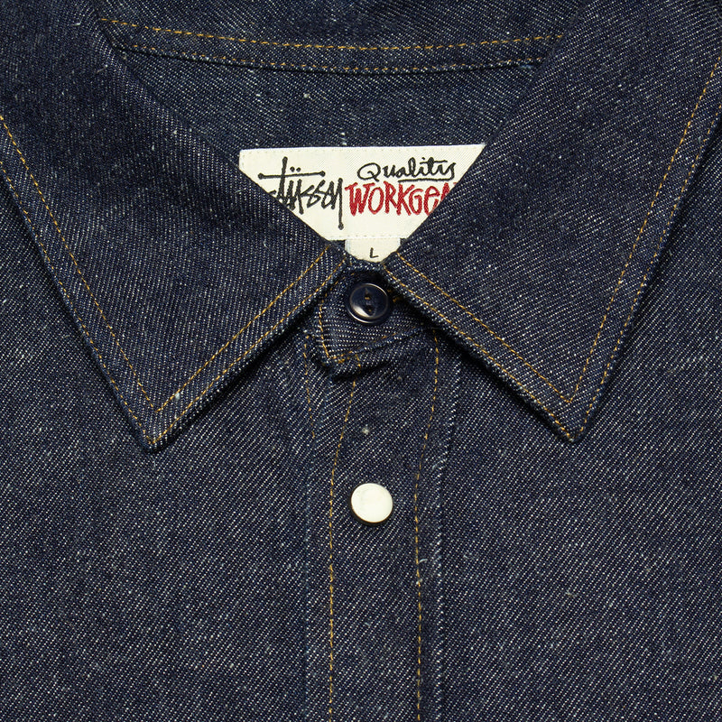 Stussy | Boxy Western Denim L/S Shirt