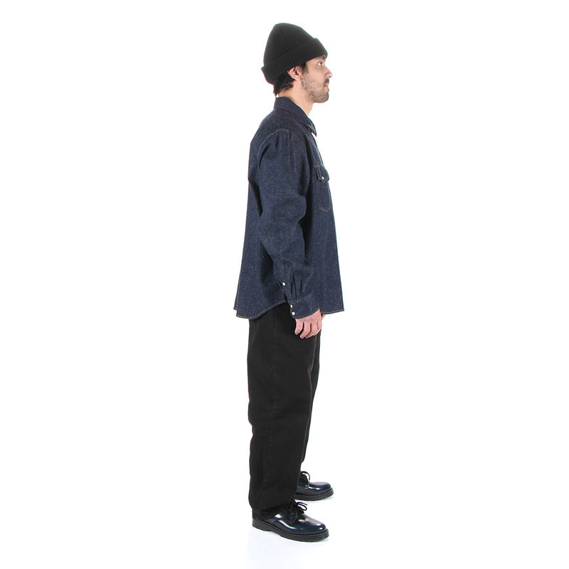Stussy | Boxy Western Denim L/S Shirt Dark Denim