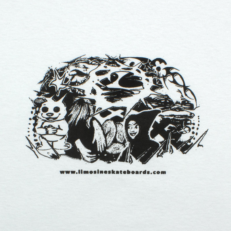 Limosine | Brain Collage T-Shirt Color : White