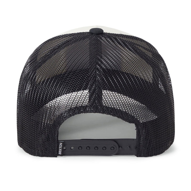Brixton Hubal C Np Mp Trucker Hat - Black/Off White/Black