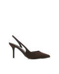 BRONNIE - DARK CACAO SUEDE-PUMPS-Billini-Billini