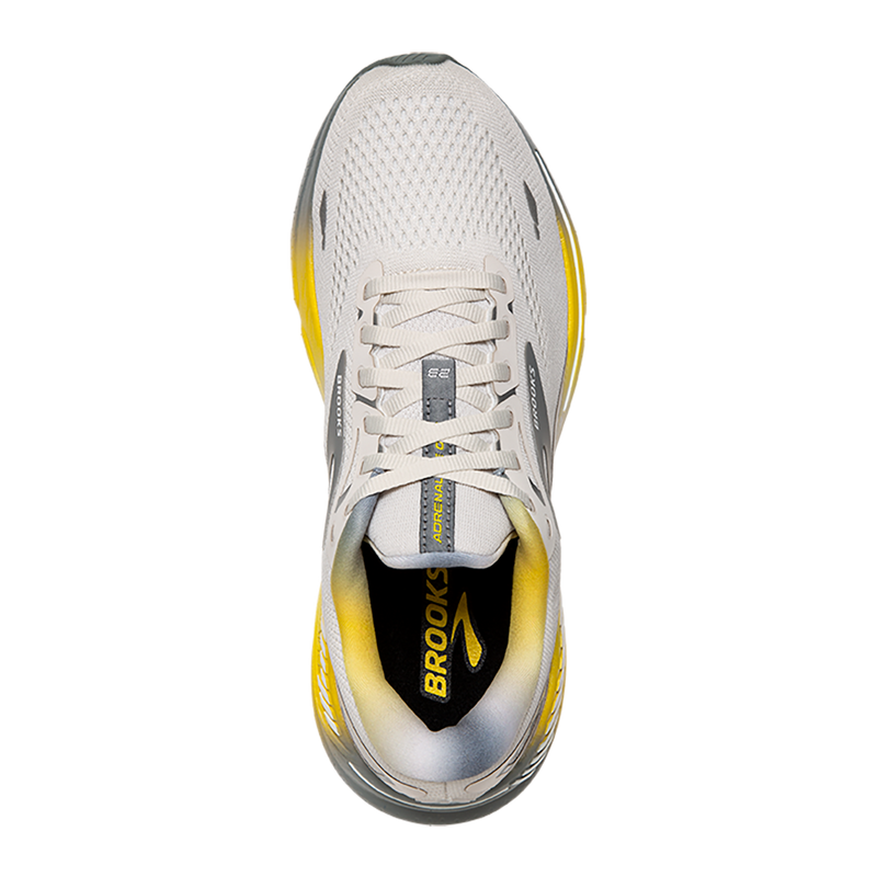 Brooks Adrenaline GTS 23 Yellow Silver Mens