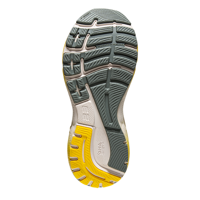 Brooks Adrenaline GTS 23 Yellow Silver Mens