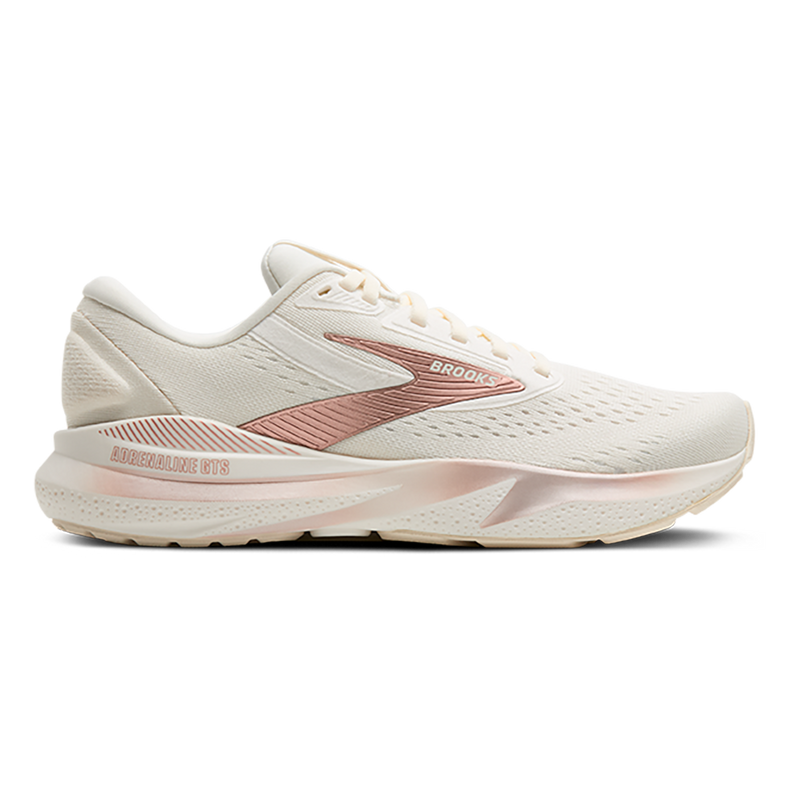 Brooks Adrenaline GTS 24 Coconut - Rose Gold - White