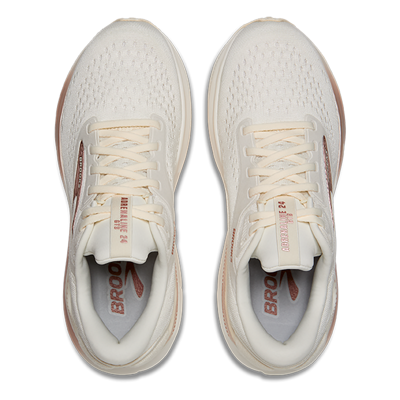 Brooks Adrenaline GTS 24 Coconut - Rose Gold - White