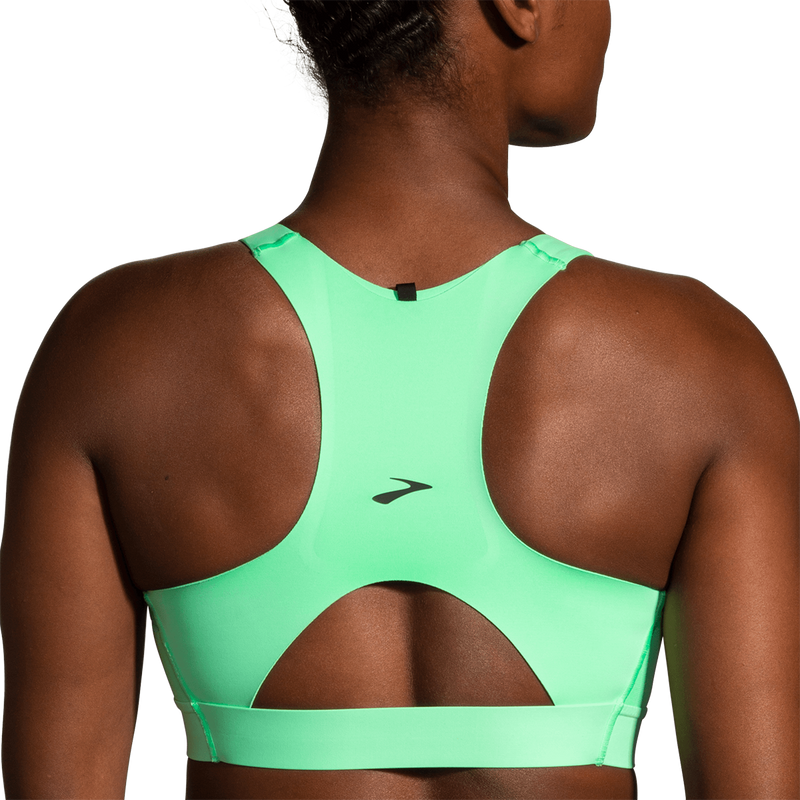 Brooks Drive 3 Pocket Run Bra - Neo Green