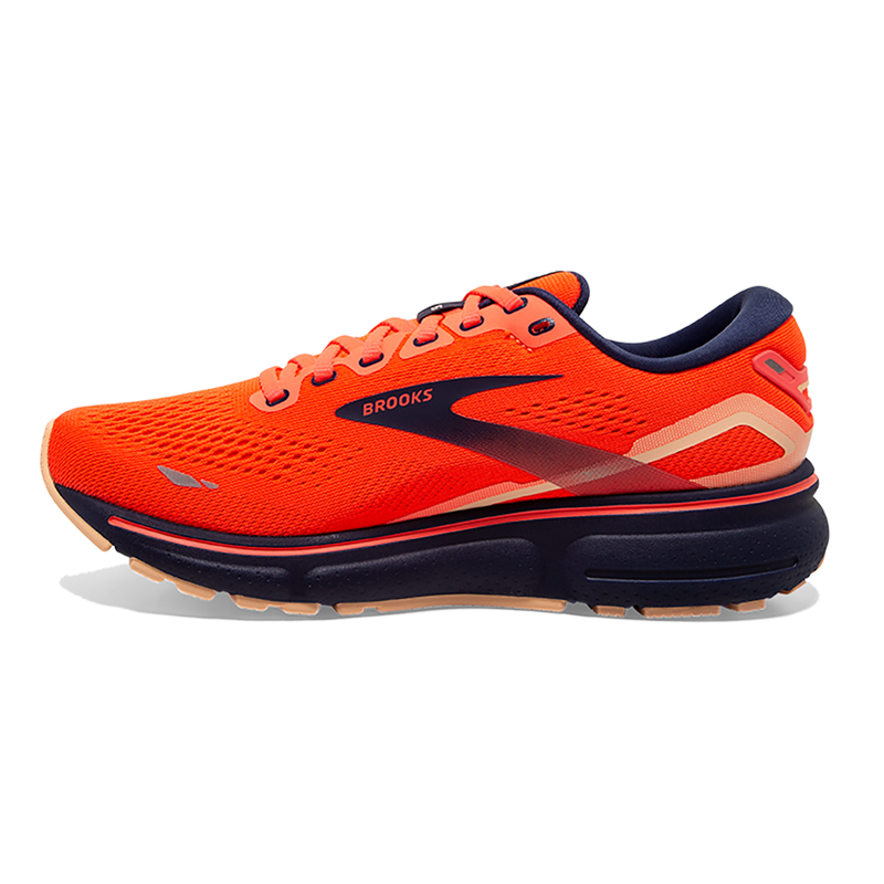 Brooks Ghost 15 - Coral - Navy - Peach
