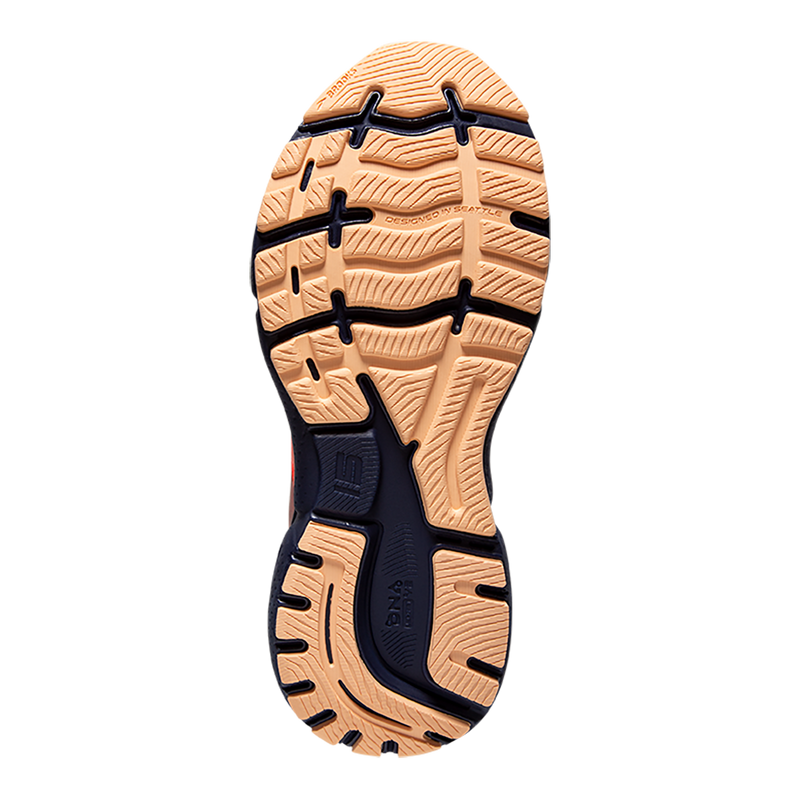 Brooks Ghost 15 - Coral - Navy - Peach