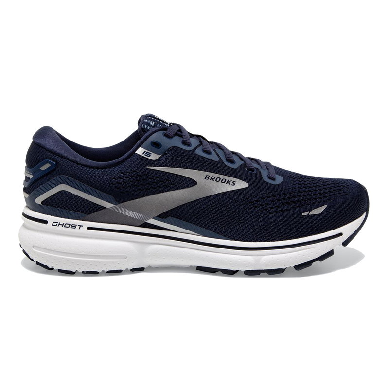 Brooks Ghost 15 - Peacoat - Blue - Silver