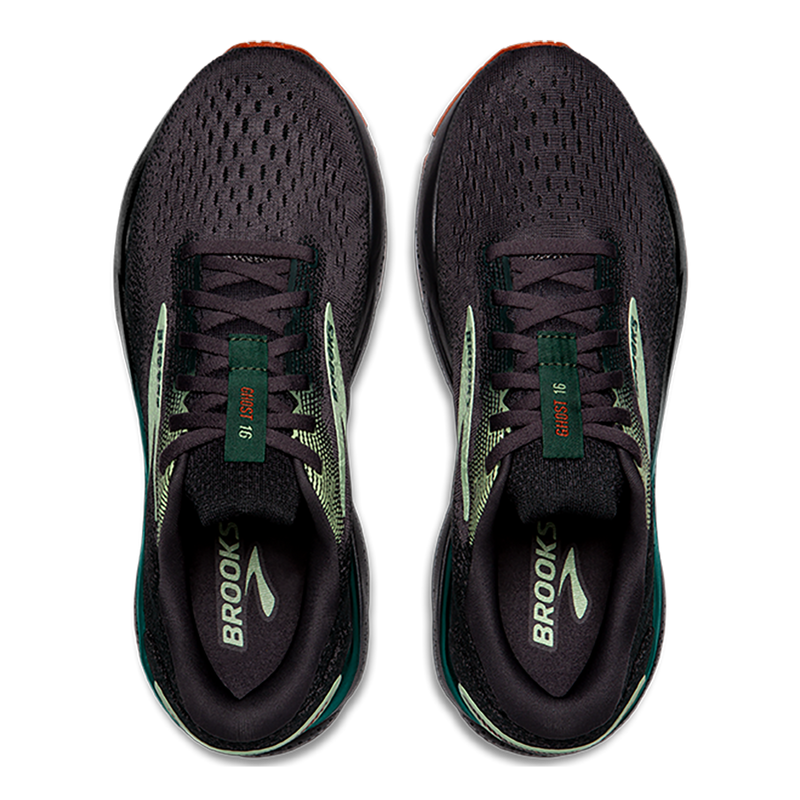 Brooks Ghost 16 - Blackened Pearl - June Bug - Green