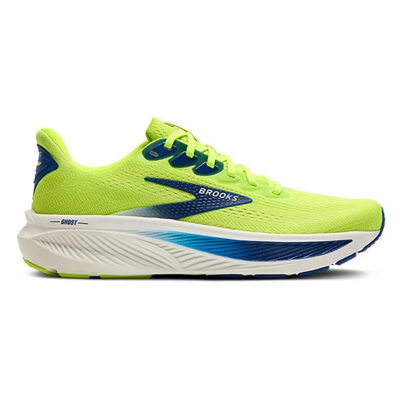 Brooks Ghost 17 Acid Lime - Navy - White