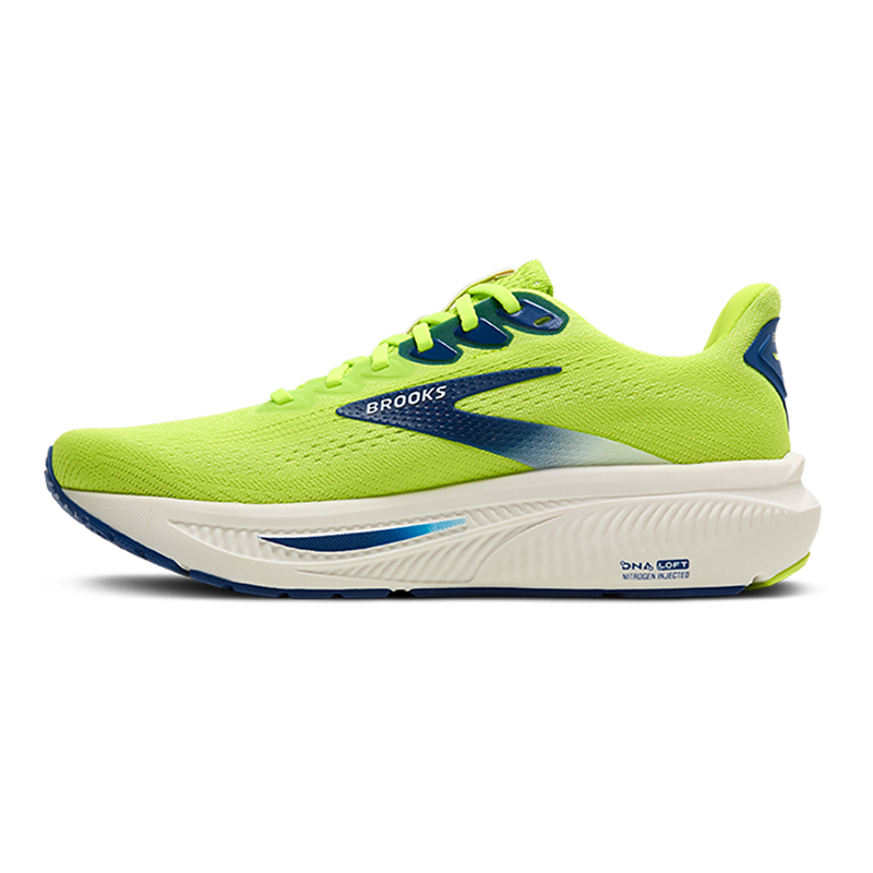 Brooks Ghost 17 Acid Lime - Navy - White