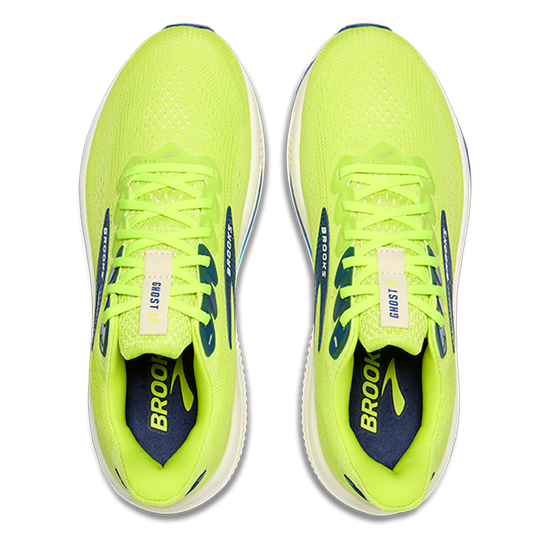 Brooks Ghost 17 Acid Lime - Navy - White
