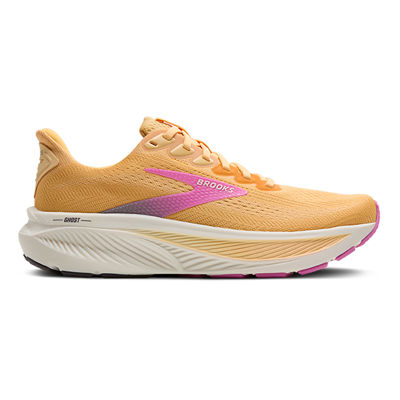 Brooks Ghost 17 Apricot - Grey - Pink