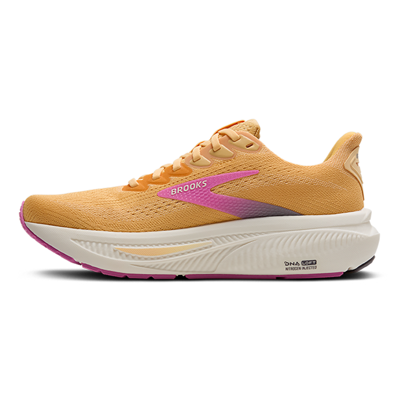 Brooks Ghost 17 Apricot - Grey - Pink