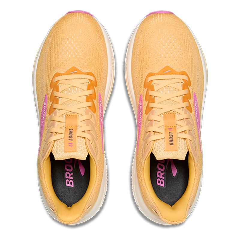 Brooks Ghost 17 Apricot - Grey - Pink
