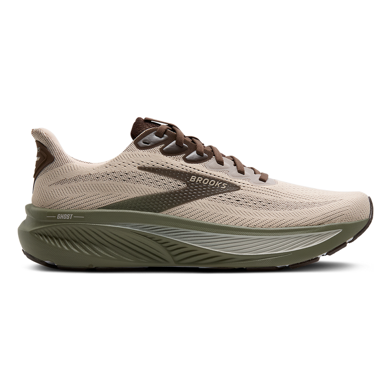 Brooks Ghost 17 Chateau Gray - Brown - Olive