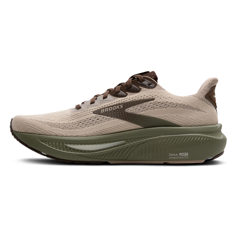 Brooks Ghost 17 Chateau Gray - Brown - Olive