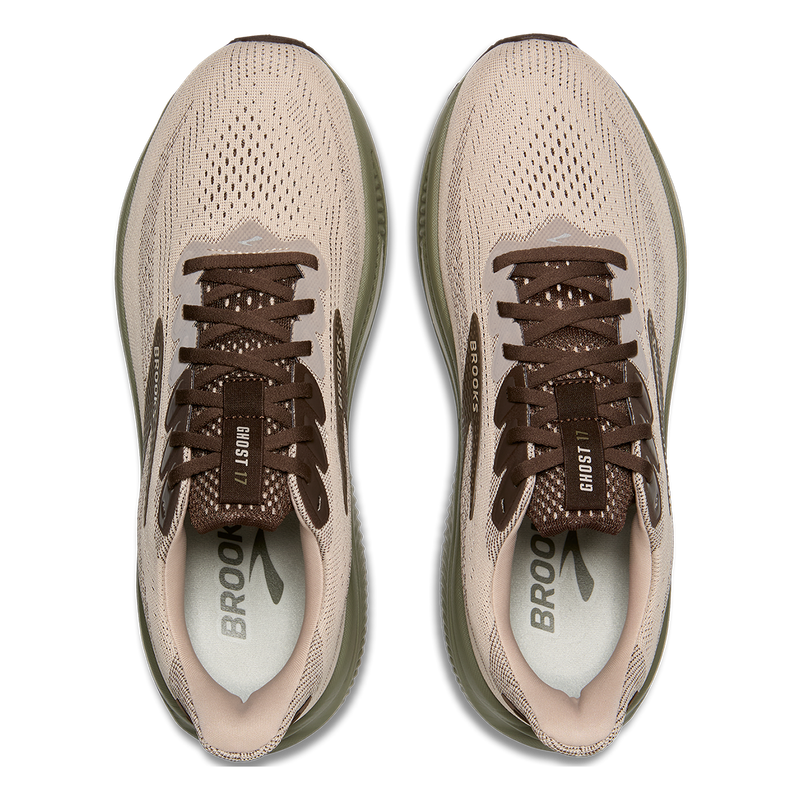 Brooks Ghost 17 Chateau Gray - Brown - Olive