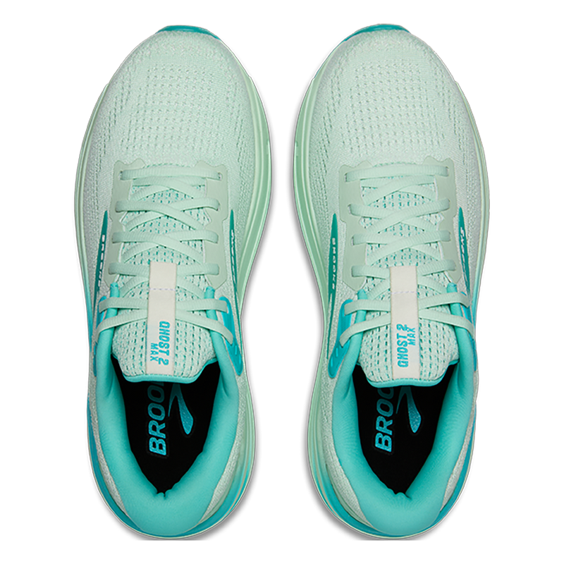 Brooks Ghost Max 2 - HoneyDew - Blue - White