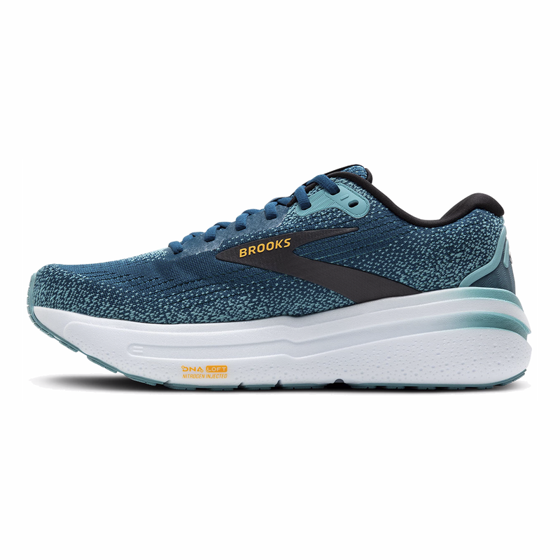 Brooks Ghost Max 2 - Moroccan Blue - Aqua - Orange Pop