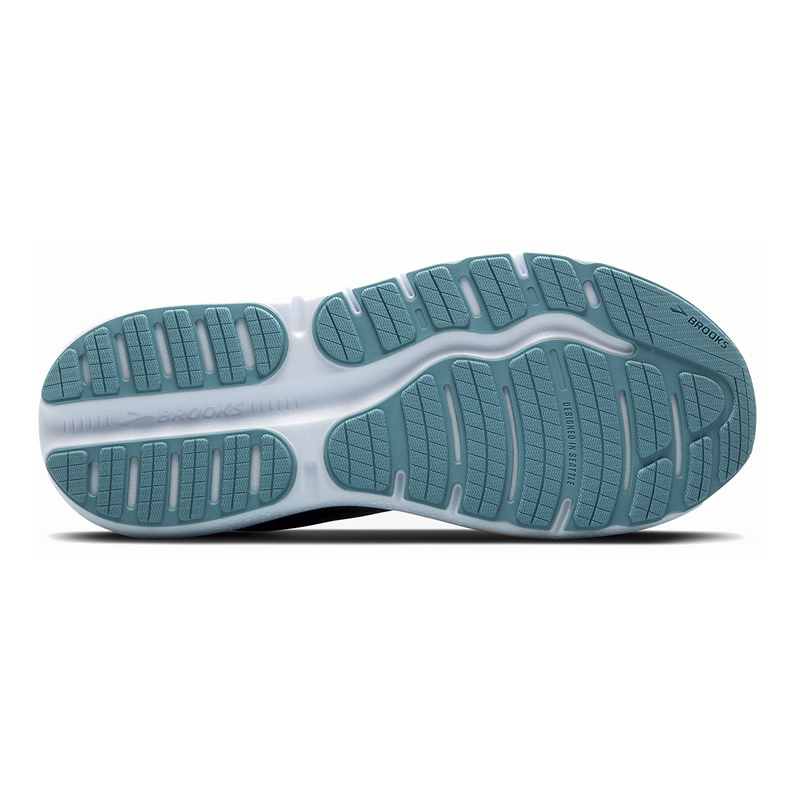 Brooks Ghost Max 2 - Moroccan Blue - Aqua - Orange Pop