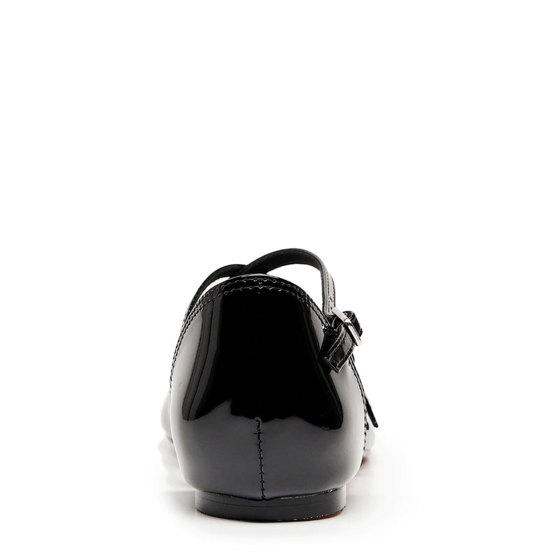 Bryce - Black Vegan Patent - Street Sole