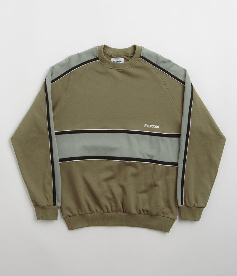 Butter Goods Division Crewneck Sweatshirt in Fatigue