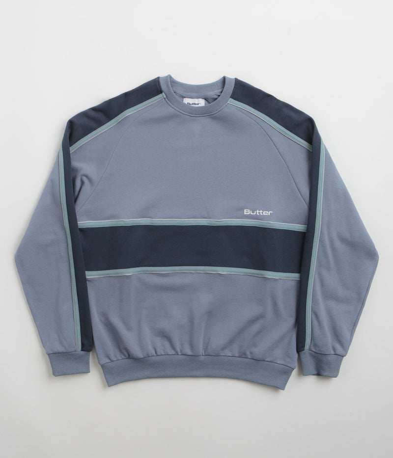 Butter Goods Division Crewneck Sweatshirt in Slate