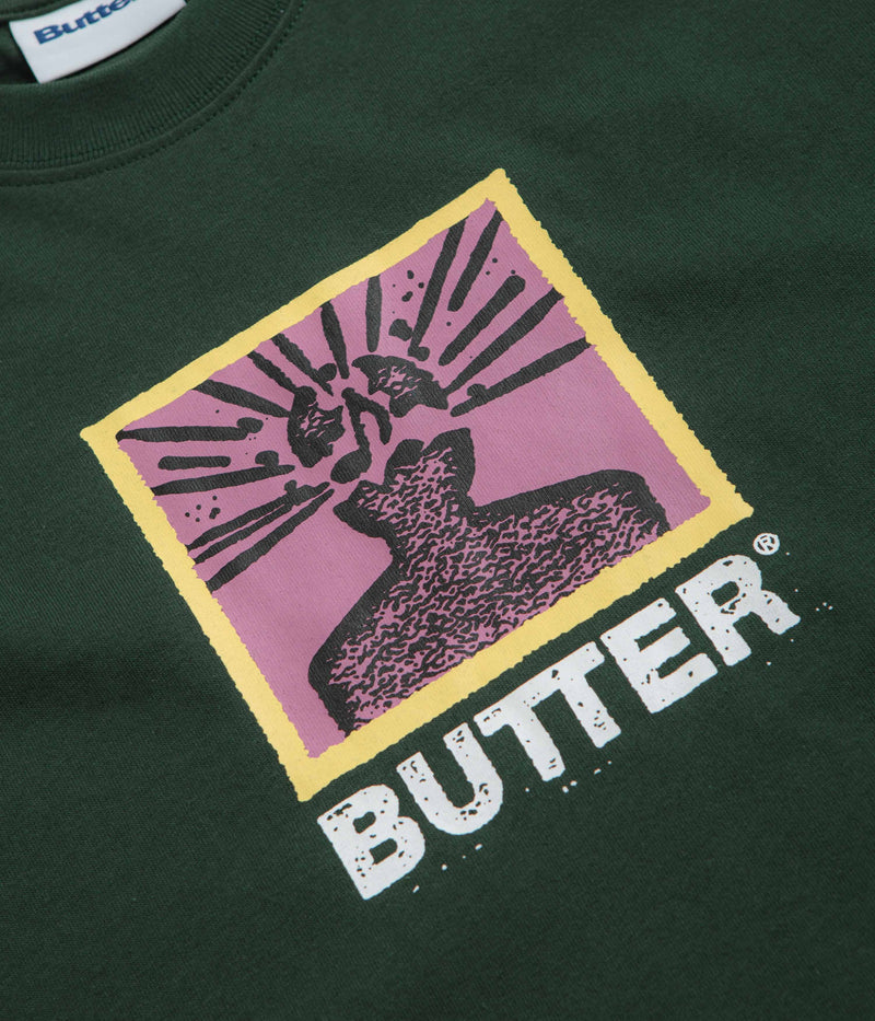 Butter Goods Explosion T-Shirt in Dark Forest